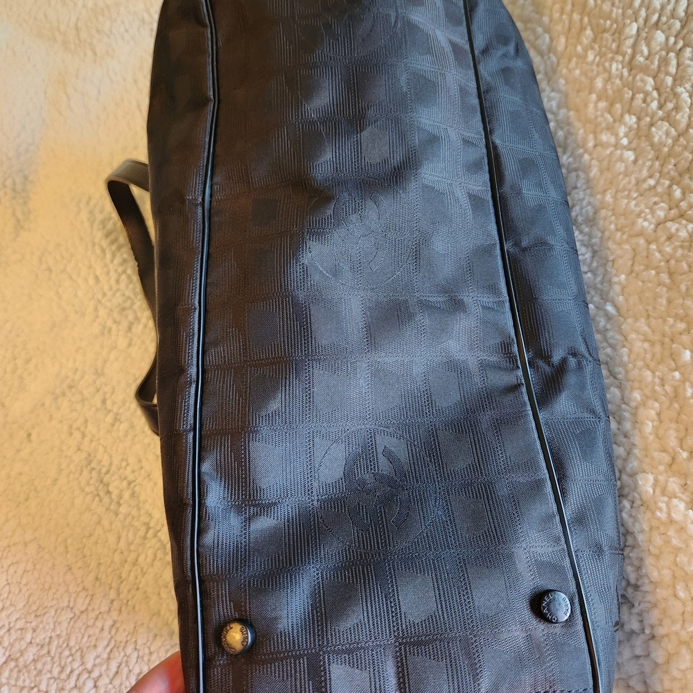CHANEL Black Quilted Logo Tre Grand Modele Tote Travel Bag - Picture 10 of 12